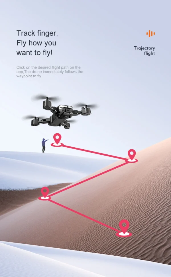 🚁 طائرة G6 الاحترافية – تصوير جوي بدقة وذكاء مذهل
