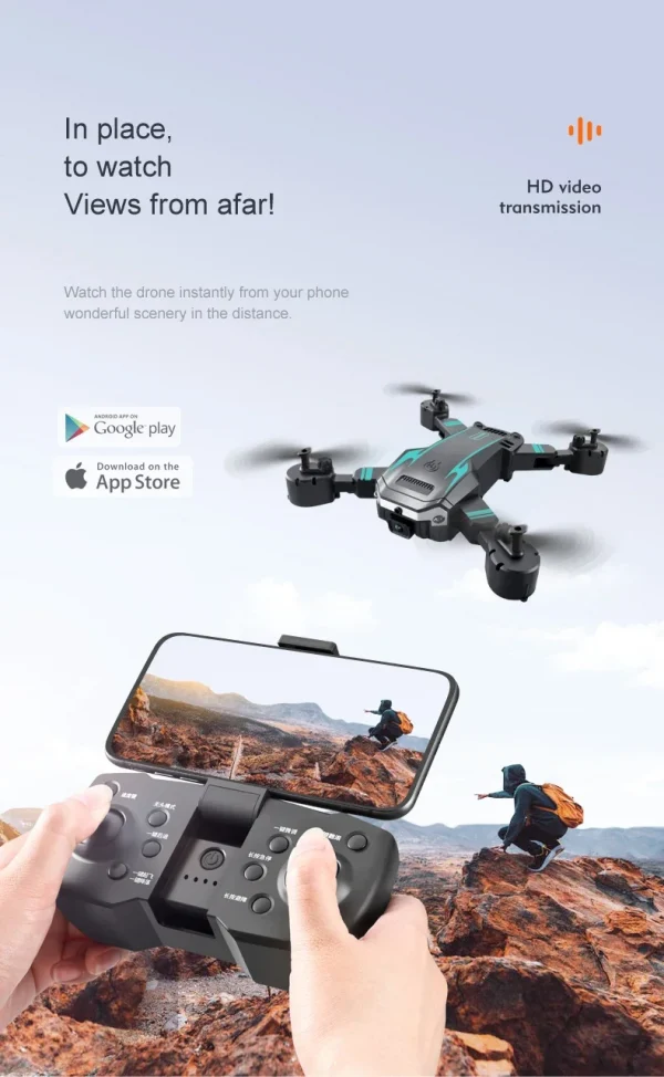🚁 طائرة G6 الاحترافية – تصوير جوي بدقة وذكاء مذهل